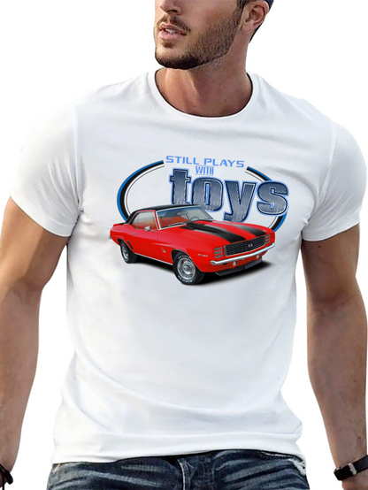 Still Plays With Toys Classic Car Graphic T-Shirt