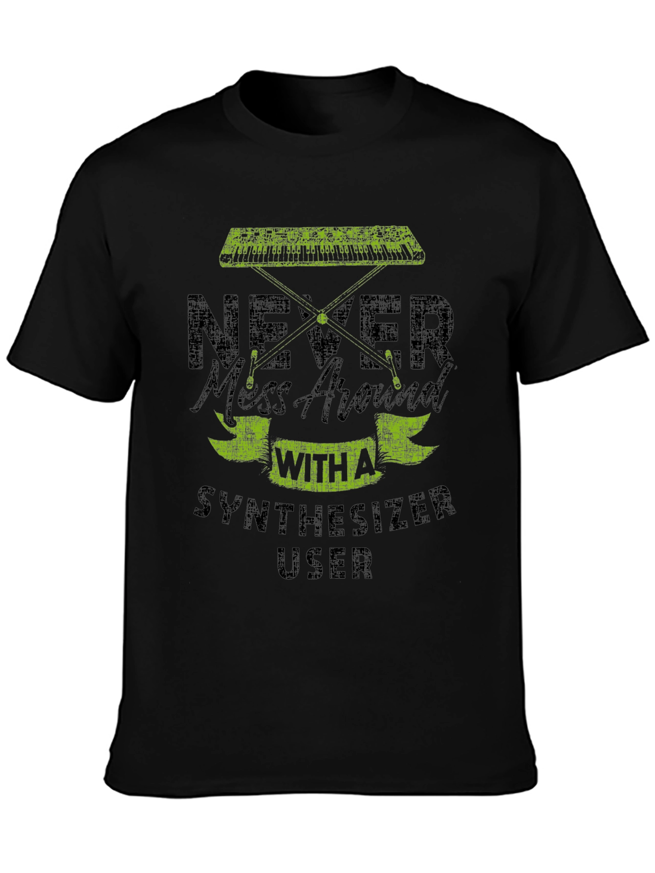 Never Mess With Synthesizer User Graphic T-Shirt