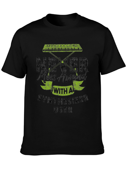 Never Mess With Synthesizer User Graphic T-Shirt
