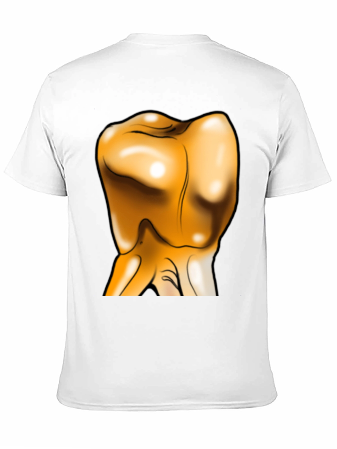 Unique Gold Tooth Graphic T-Shirt - Bold Statement Piece