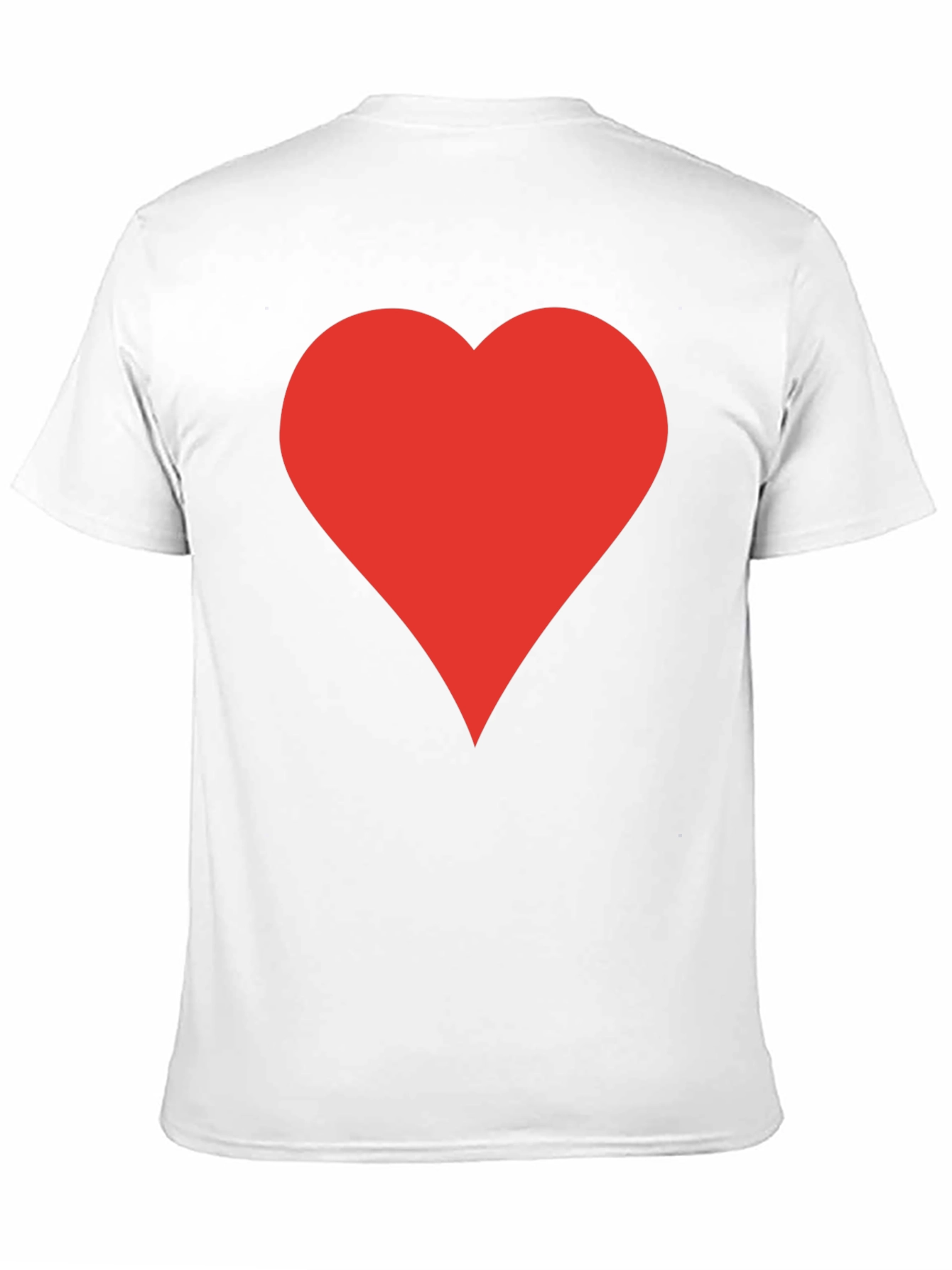 Red Heart Black T-Shirt | Stylish Casual Tee