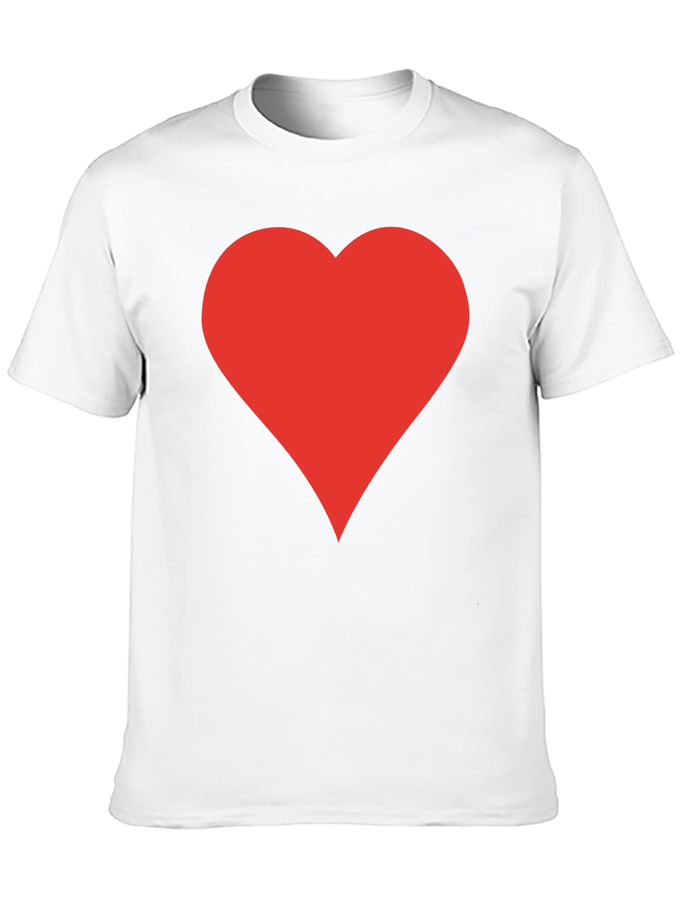 Red Heart Black T-Shirt | Stylish Casual Tee
