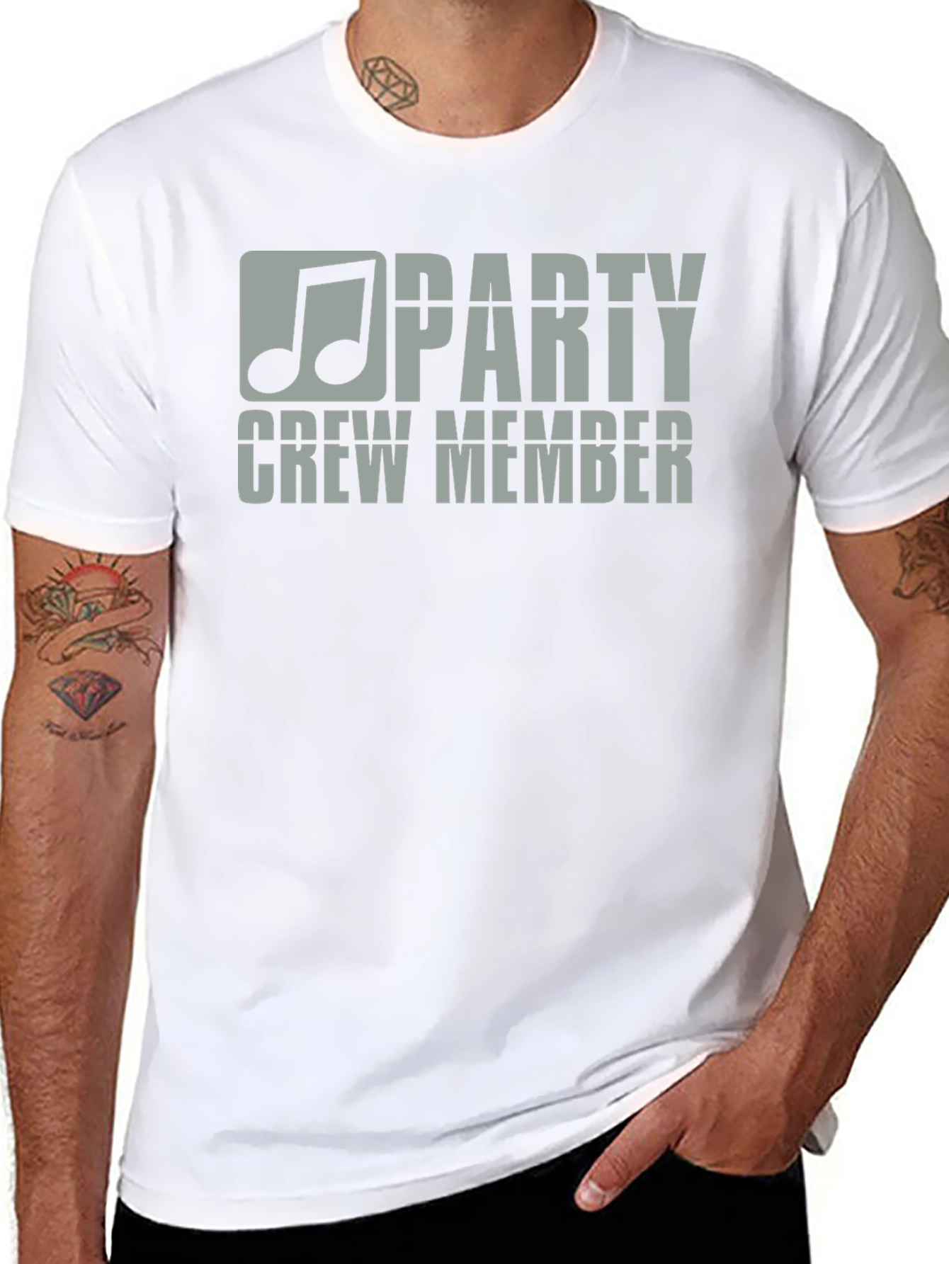 Party Crew Member Graphic T-Shirt