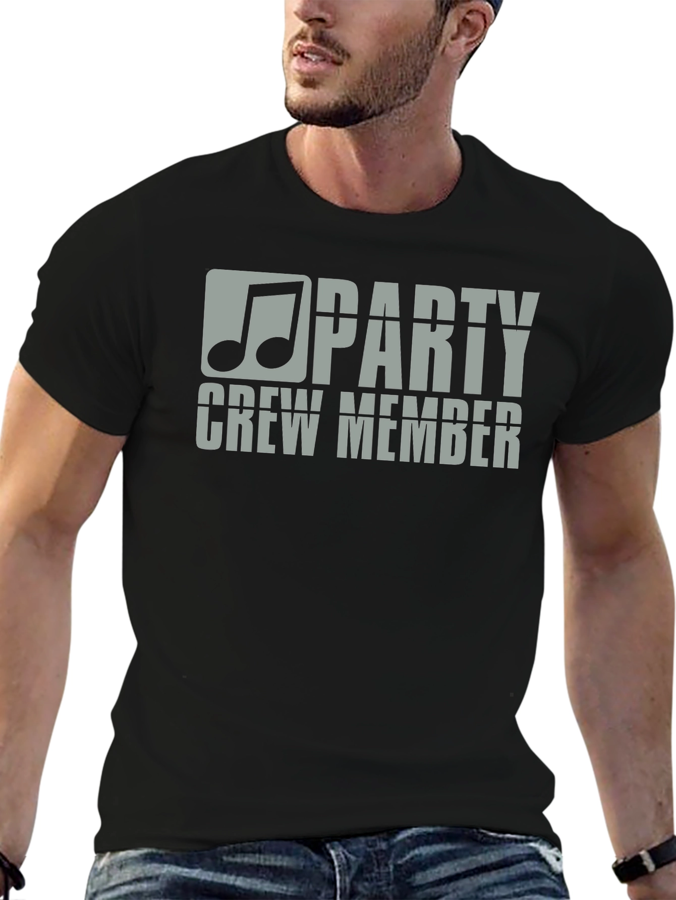 Party Crew Member Graphic T-Shirt