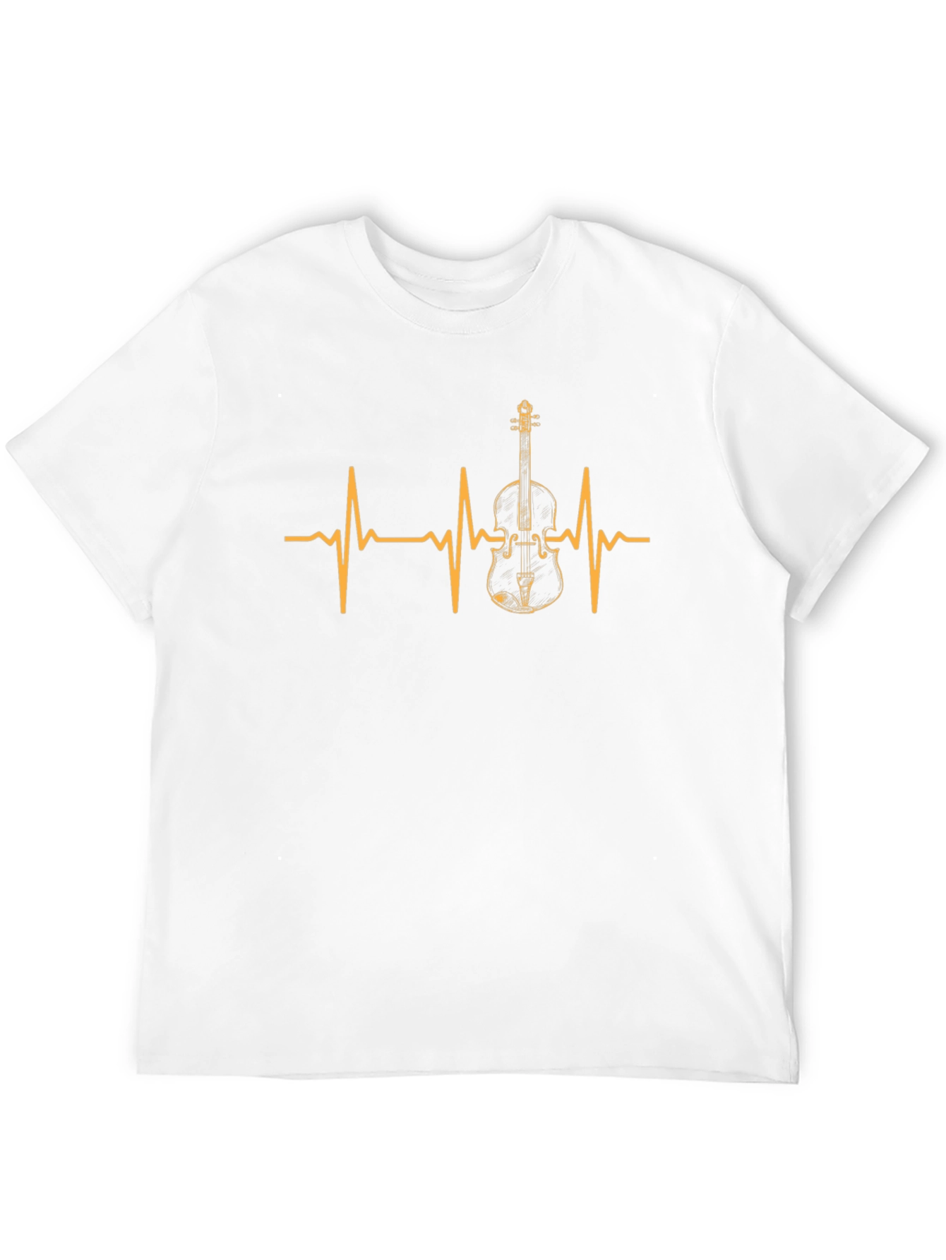 Violin Heartbeat Graphic Tee