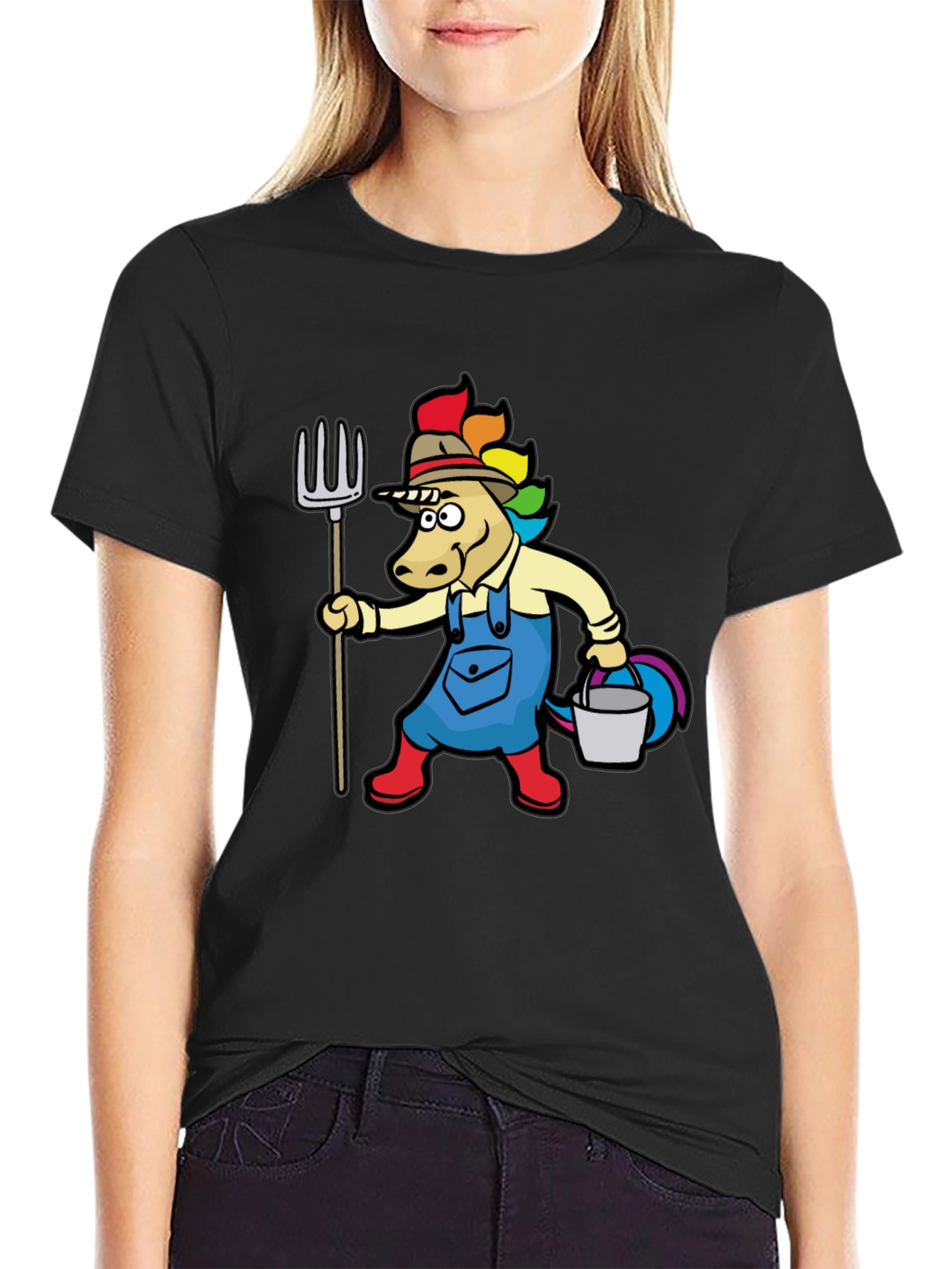 Unicorn Farmer Graphic Tee