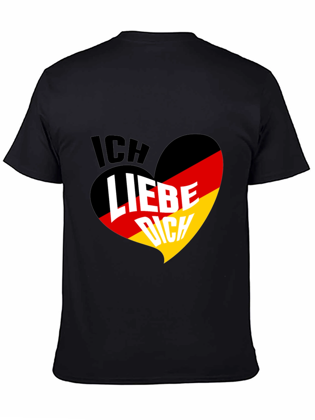 Ich Liebe Dich Germany Flag Heart T-Shirt