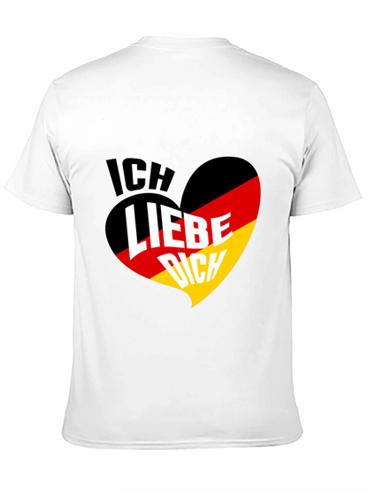 Ich Liebe Dich Germany Flag Heart T-Shirt