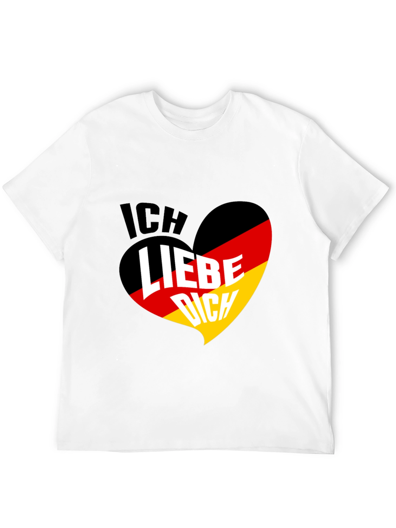 Ich Liebe Dich Germany Flag Heart T-Shirt