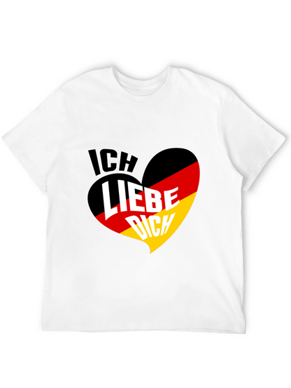 Ich Liebe Dich Germany Flag Heart T-Shirt