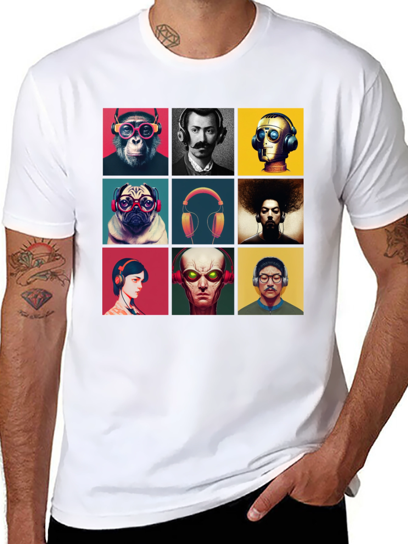 Nine Heads T-Shirt