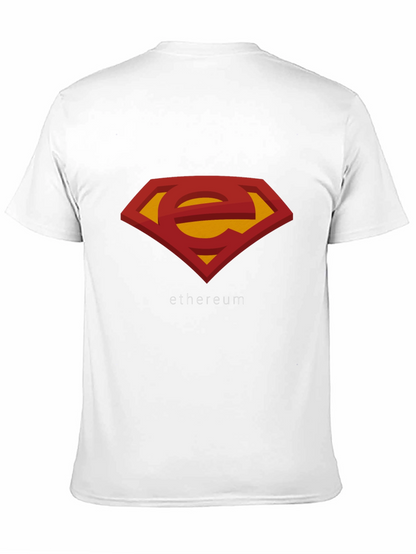 Ethereum Superman Logo T-Shirt - Black