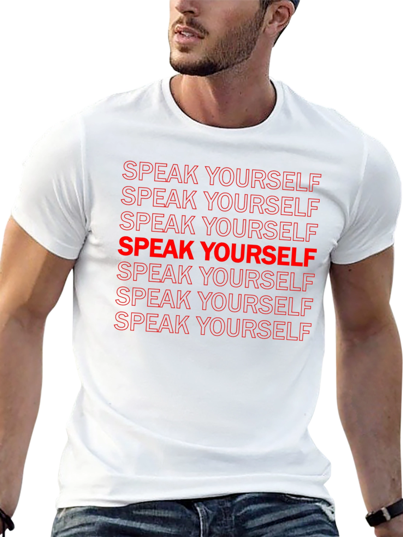 Speak Yourself Graphic Tee - Black