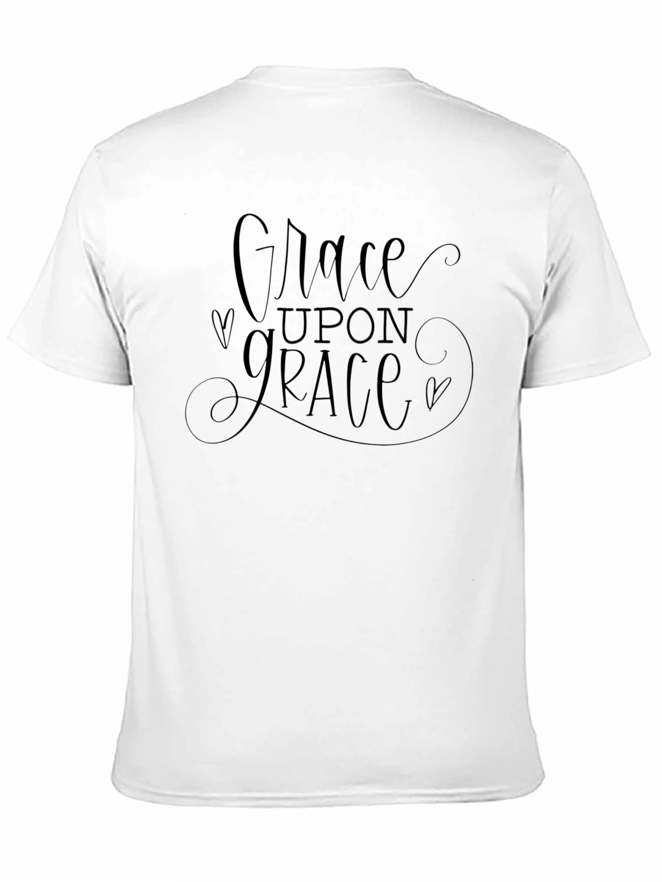Grace Upon Grace Black T-Shirt Christian Religious Tee