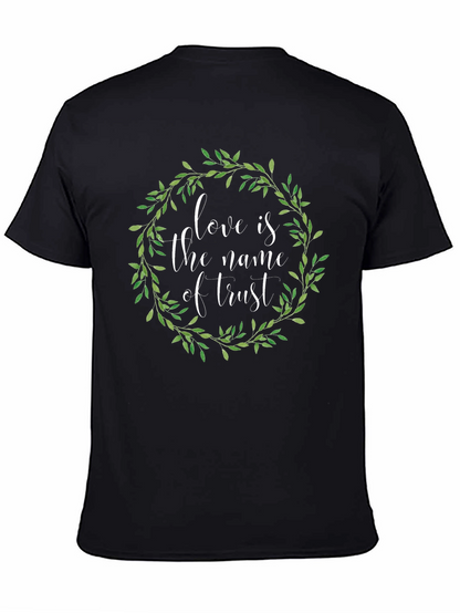 Love is Trust Black T-Shirt