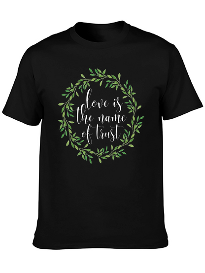 Love is Trust Black T-Shirt