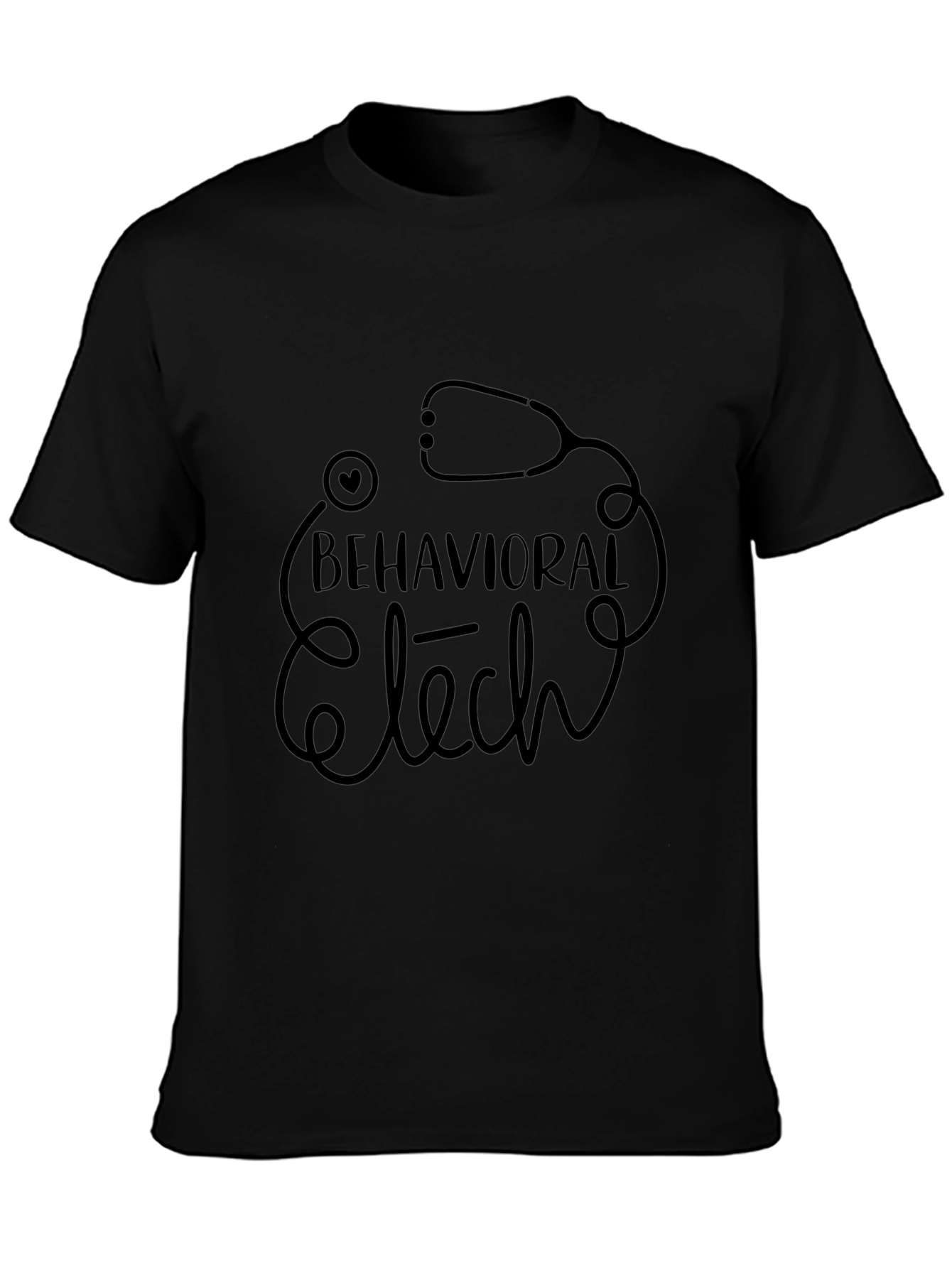Behavioral Tech Stethoscope Graphic T-Shirt