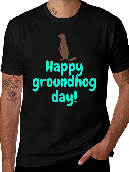 Happy Groundhog Day Graphic Tee