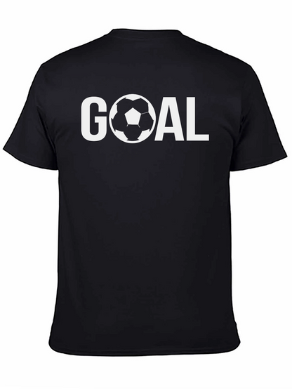Goal Soccer T-Shirt - Black Short Sleeve
