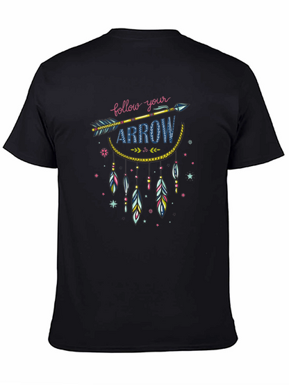Follow Your Arrow Graphic T-Shirt - Black