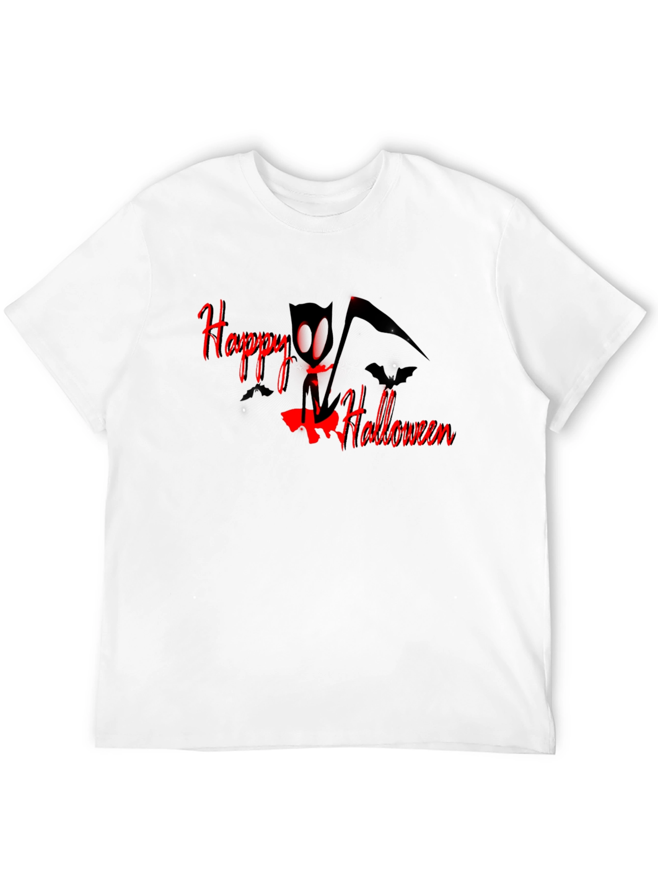 Happy Halloween Graphic Black Tee
