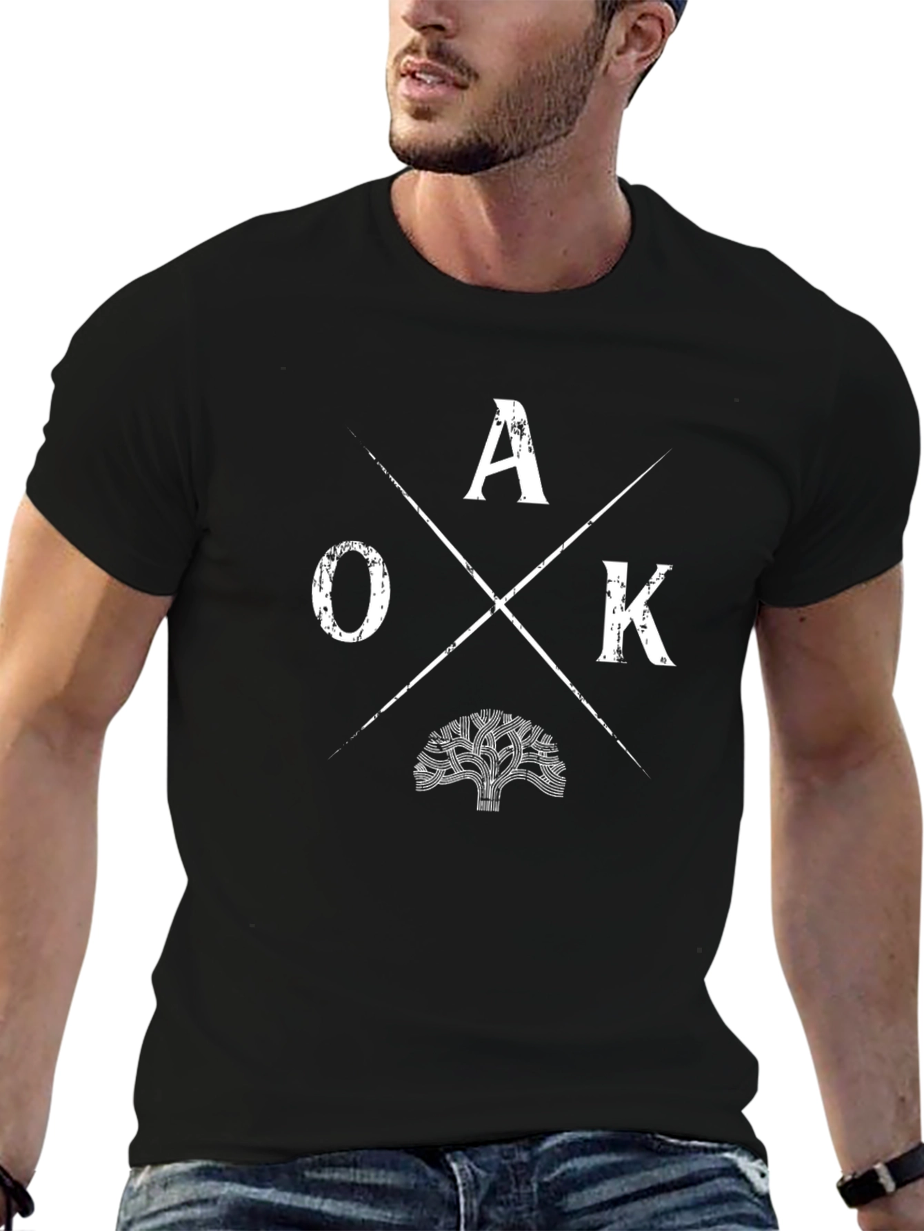OAK Tree Graphic Tee - Stylish Unisex T-Shirt