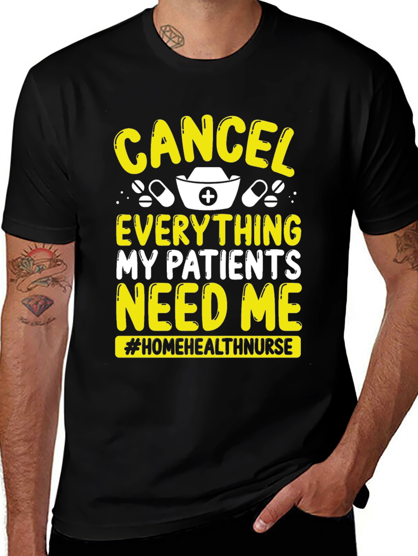 Nurse T-Shirt: Cancel Everything My Patients Need Me