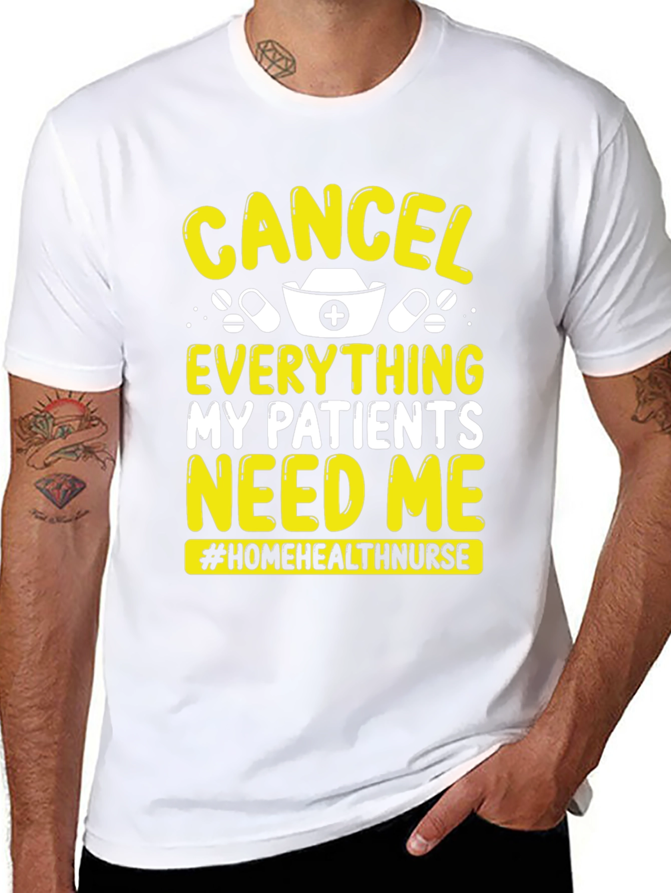 Nurse T-Shirt: Cancel Everything My Patients Need Me