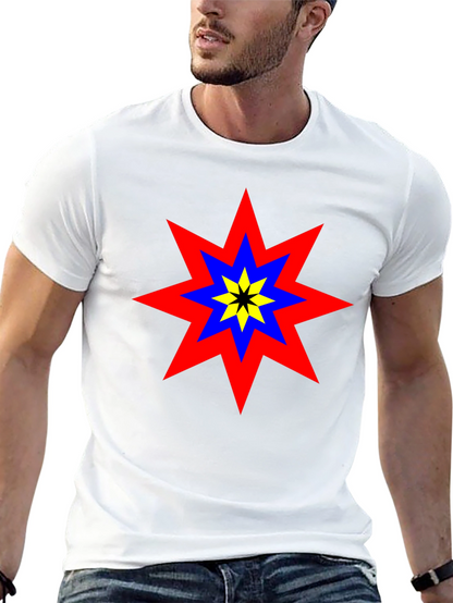 Star Burst Graphic Tee - Bold Design