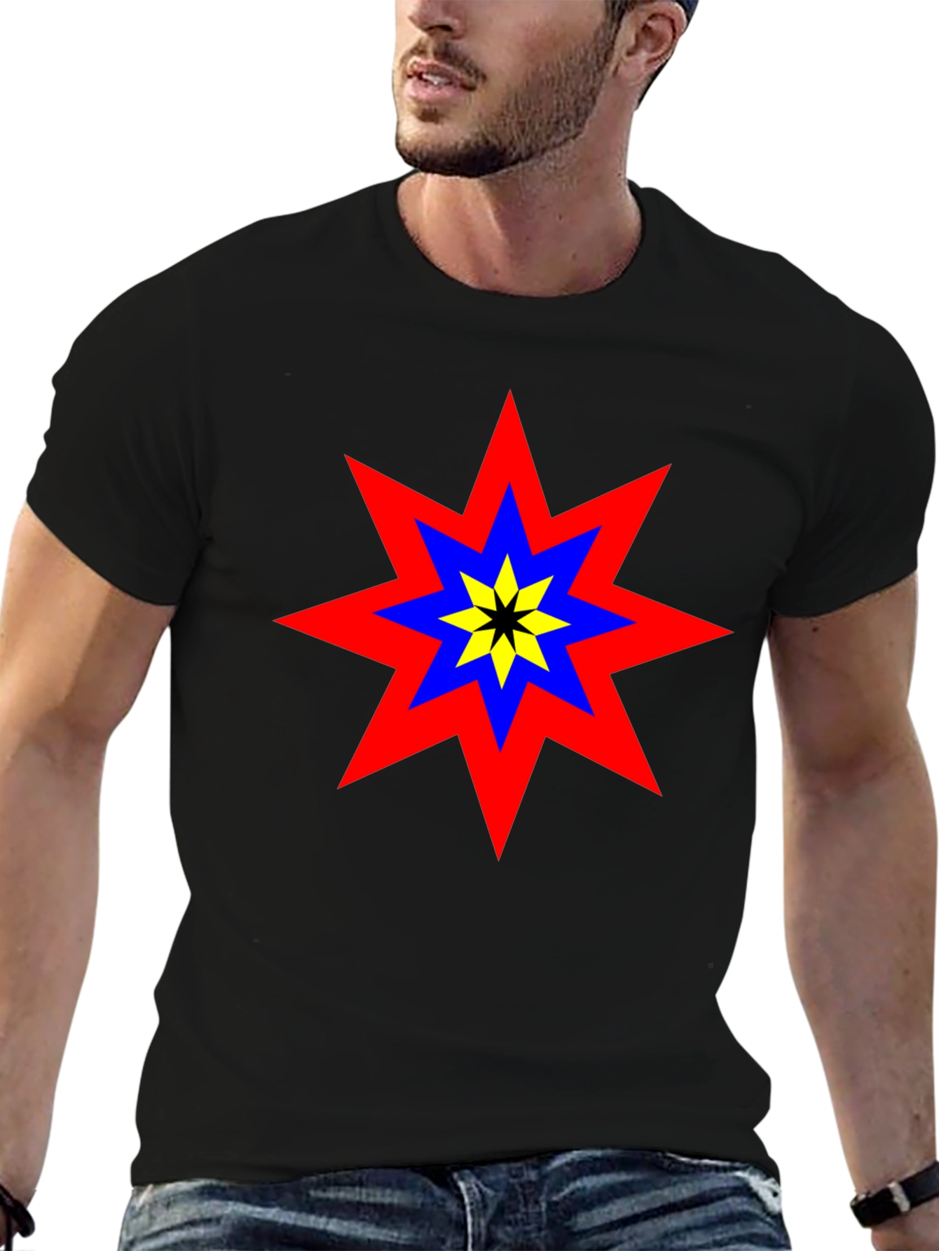 Star Burst Graphic Tee - Bold Design