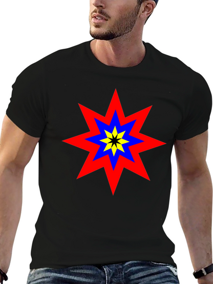 Star Burst Graphic Tee - Bold Design