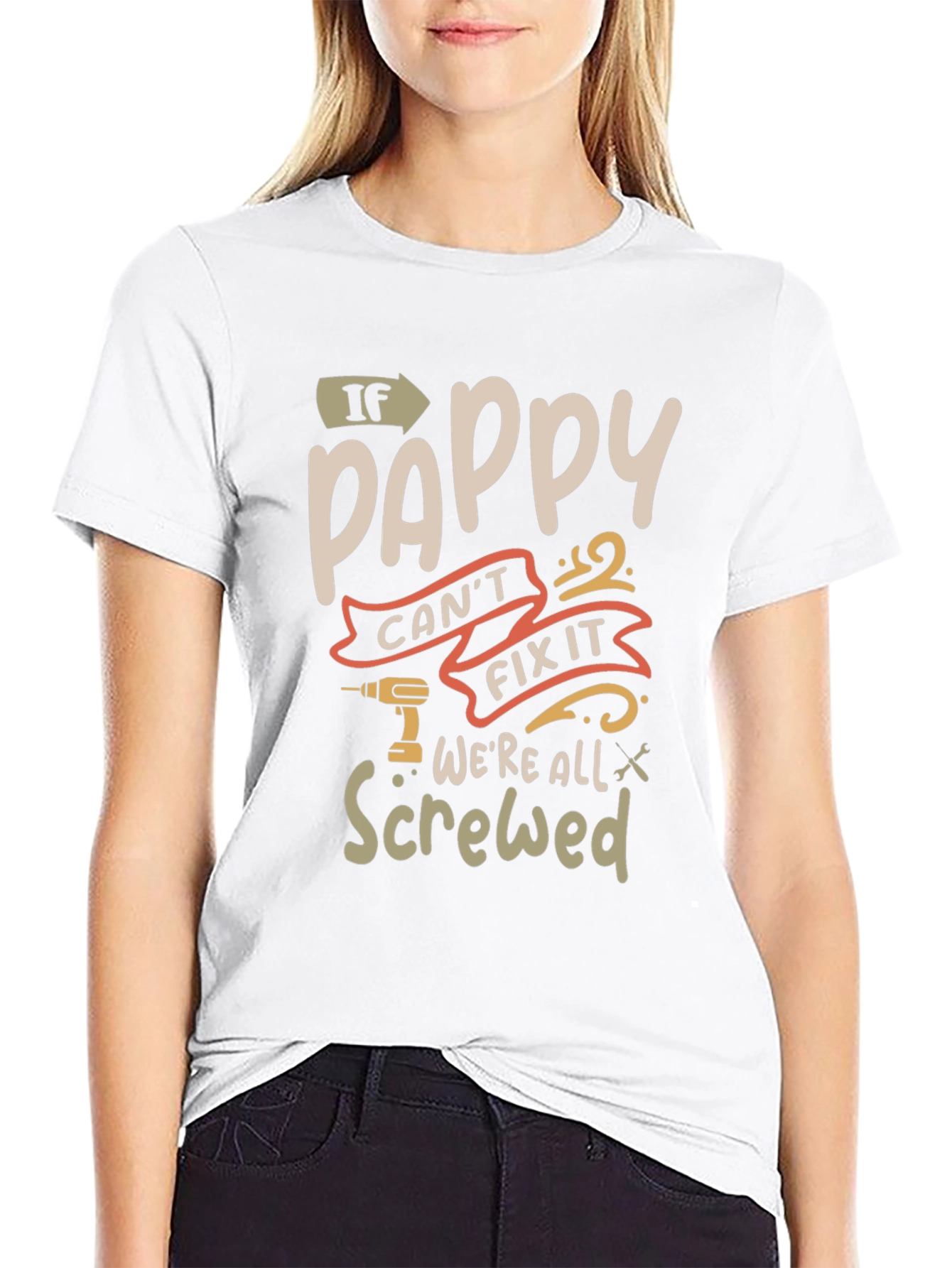Pappy Fix It Graphic T-Shirt - Funny Grandpa Tee