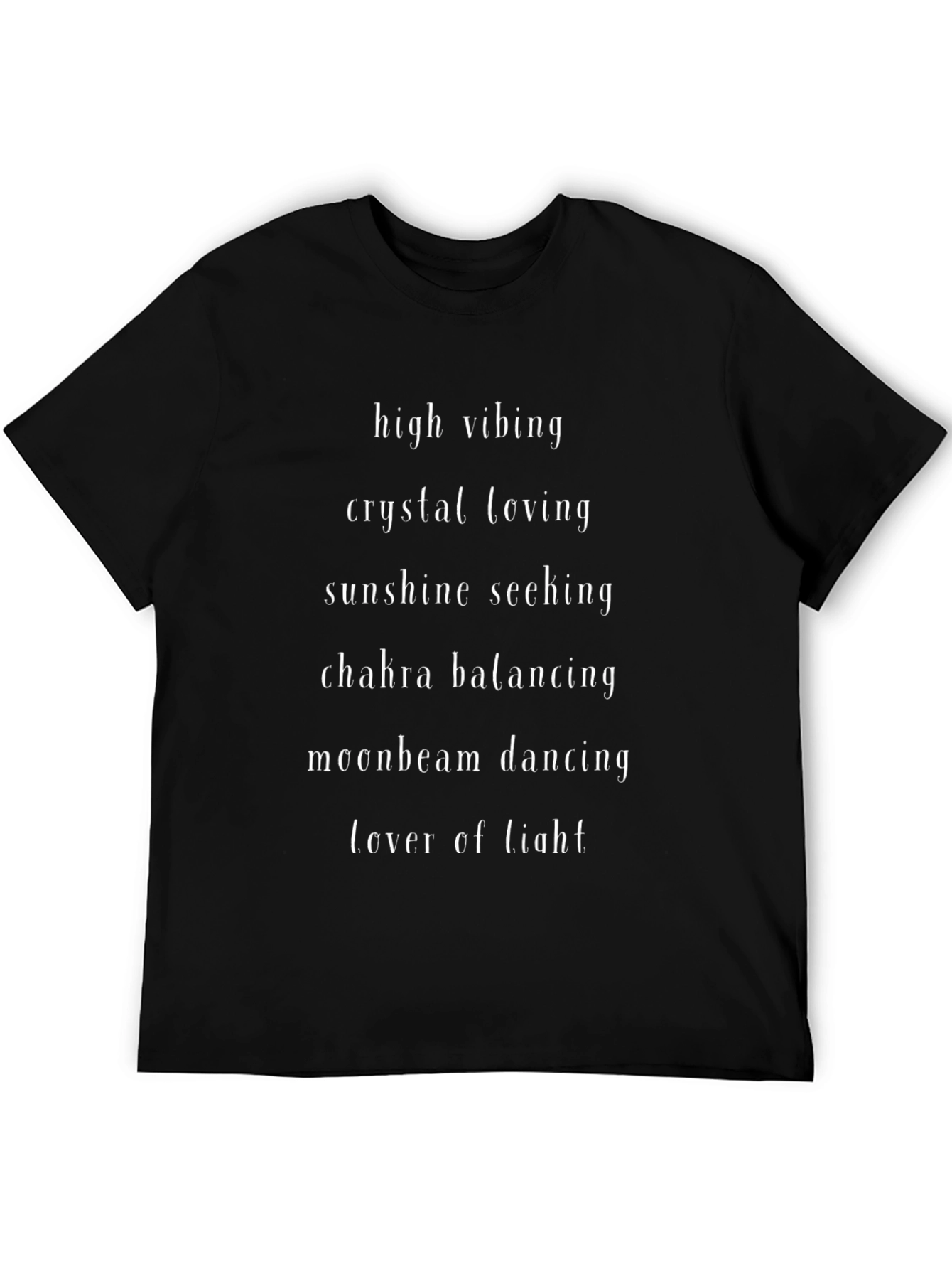 High Vibing Graphic Tee - Crystal Lover Shirt