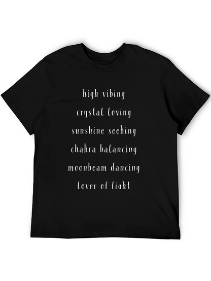 High Vibing Graphic Tee - Crystal Lover Shirt