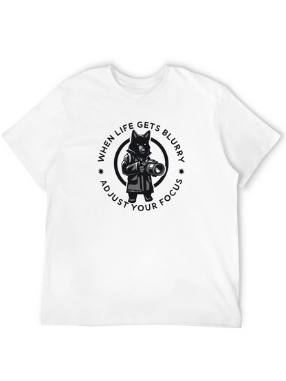 Photographer Dog Graphic T-Shirt