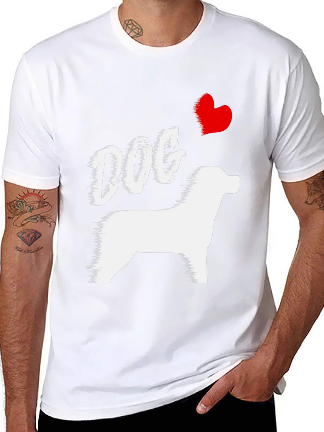 Dog Lover Tee - I Heart My Dog T-Shirt
