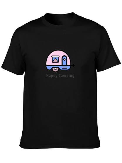 Happy Camping Graphic T-Shirt