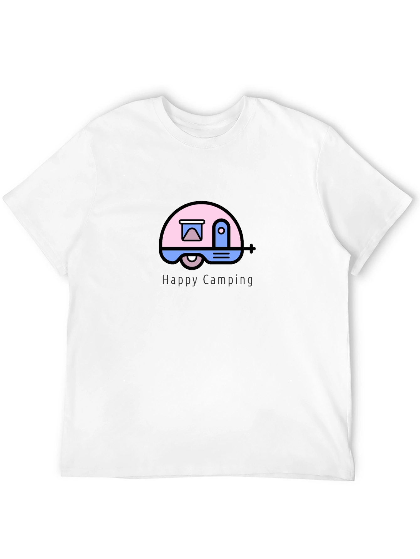Happy Camping Graphic T-Shirt