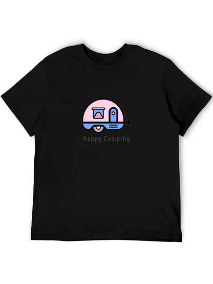 Happy Camping Graphic T-Shirt