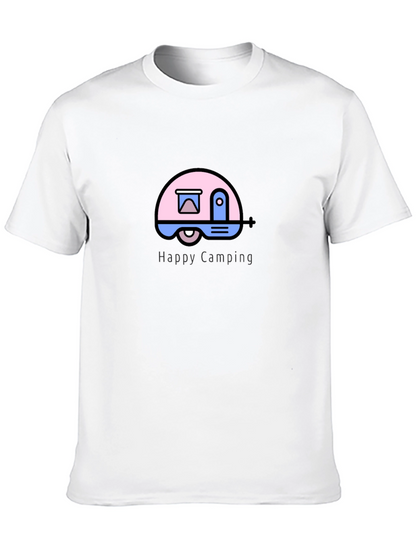 Happy Camping Graphic T-Shirt
