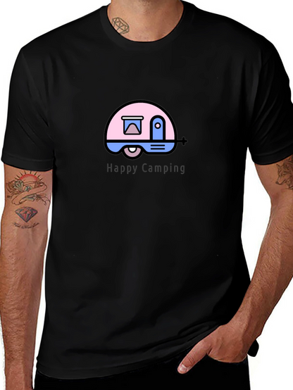 Happy Camping Graphic T-Shirt