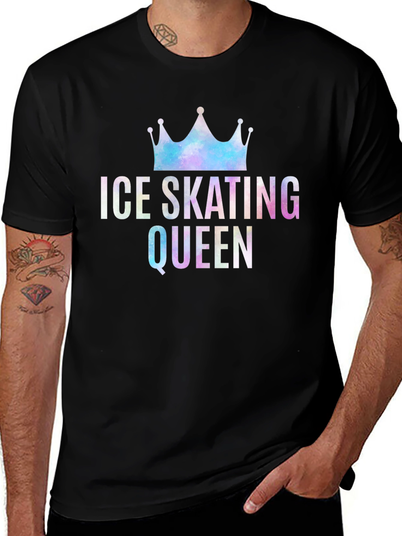 Ice Skating Queen T-Shirt - Stylish Graphic Tee