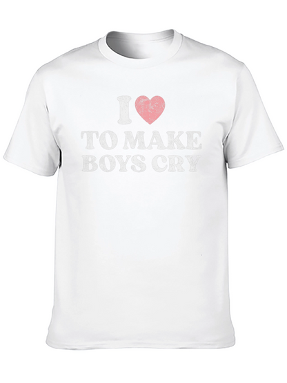I Heart to Make Boys Cry Graphic T-Shirt