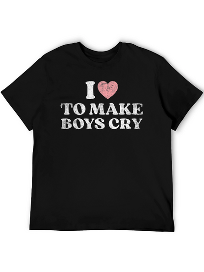 I Heart to Make Boys Cry Graphic T-Shirt