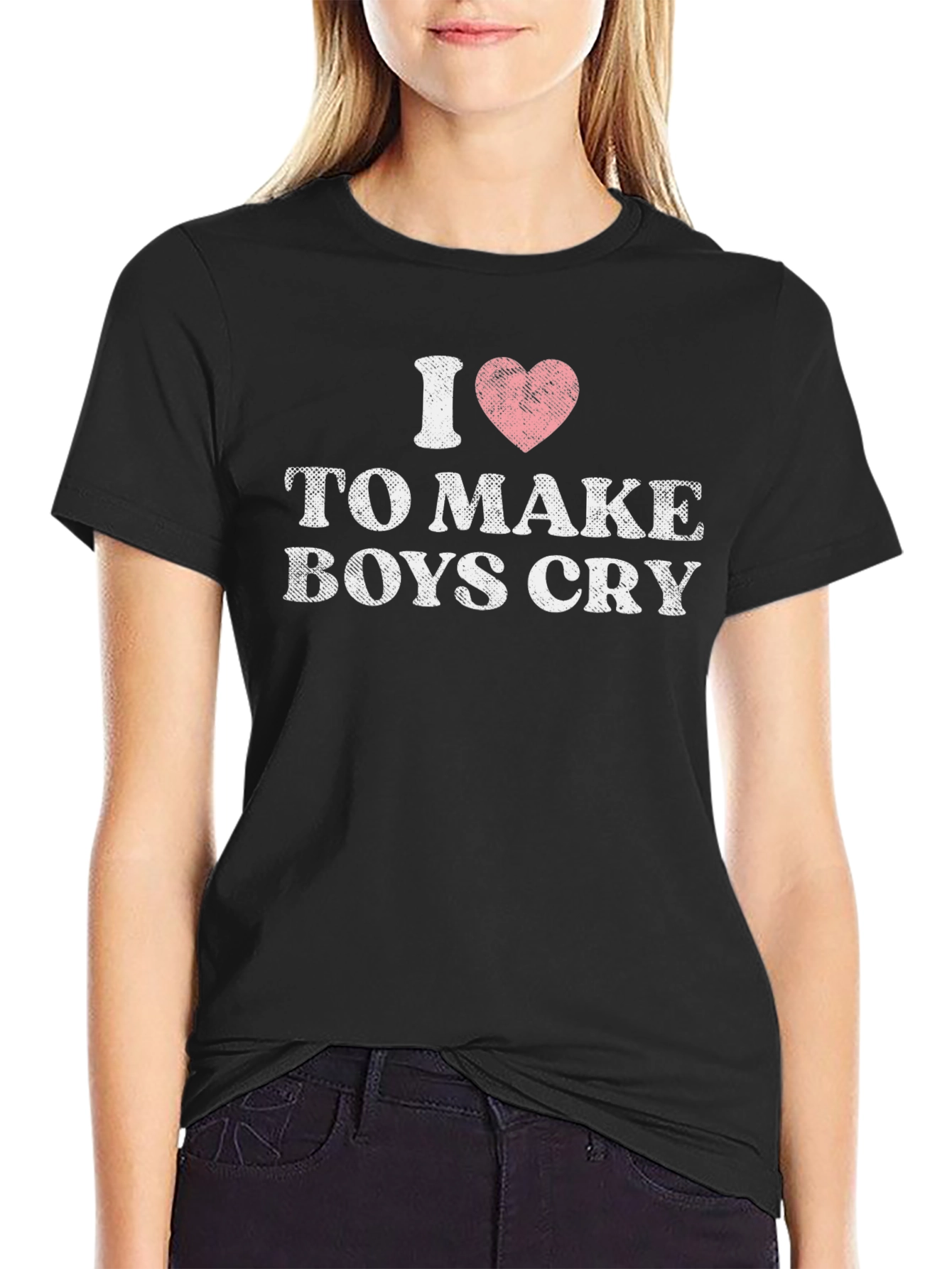 I Heart to Make Boys Cry Graphic T-Shirt