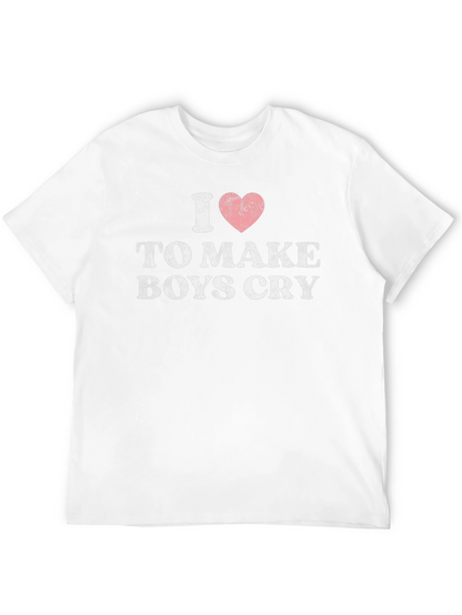 I Heart to Make Boys Cry Graphic T-Shirt