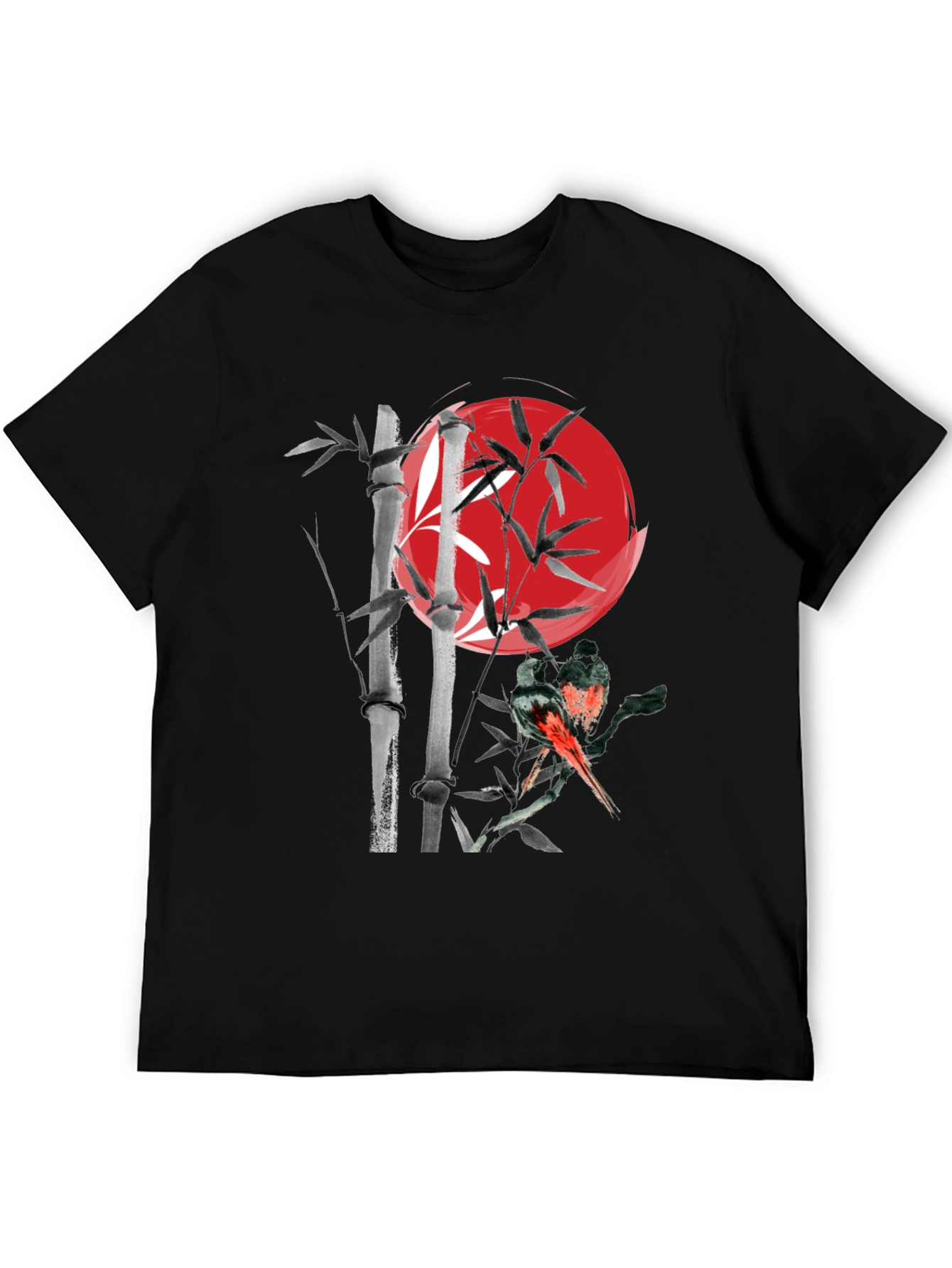 Bamboo & Bird Graphic Tee