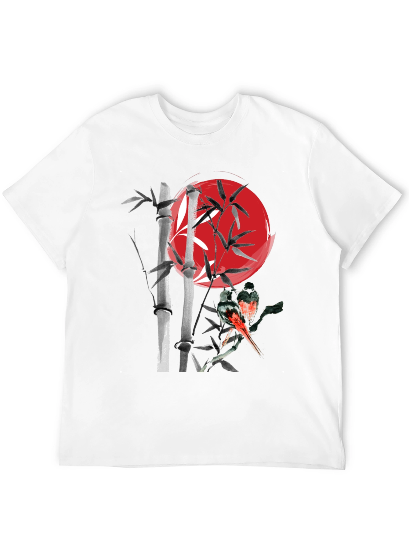 Bamboo & Bird Graphic Tee