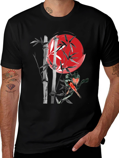 Bamboo & Bird Graphic Tee