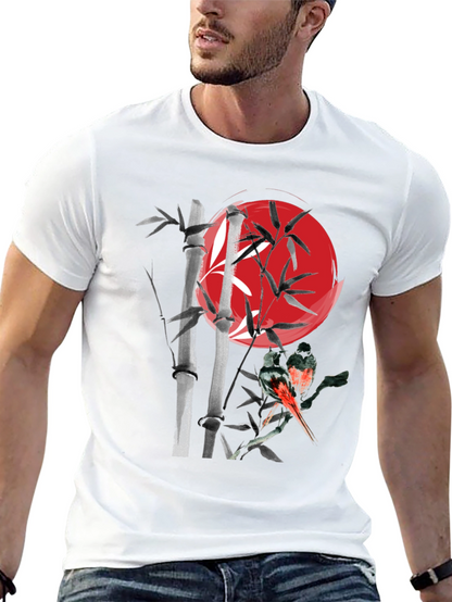 Bamboo & Bird Graphic Tee